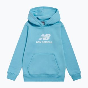 Gyerek pulóver New Balance BB Stacked Logo Hoodie taffy blue