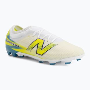 Gyermek focicipők New Balance Furon Team V9 FG white/alkaline green