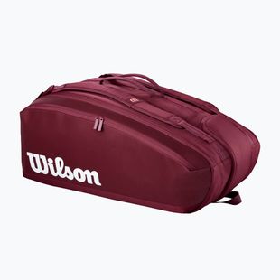Tenisz táska Wilson Defyer Racket Bag 15Pk V1 red