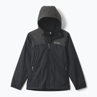 Gyermek esőkabát Columbia Rainy Trails III Fleece Lined black