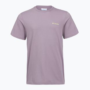 Férfi póló Columbia CSC Basic Logo Back Tee shale purple/linework c badge