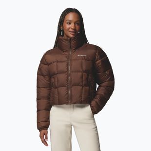 Női bélelt kabát Columbia Puffect III Cropped tobacco