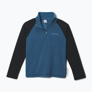 Gyerek polár pulóver Columbia Glacial Half Zip phoenix blue/black