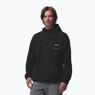 Férfi polár pulóver Columbia Helvetia II Hoodie Black
