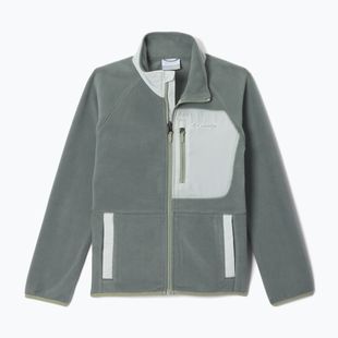 Gyerek polár pulóver Columbia Fast Trek V Full Zip sedona sage/tea light