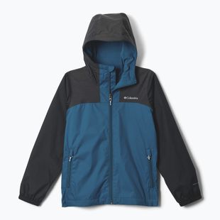 Gyermek esőkabát Columbia Rainy Trails III Fleece Lined phoenix blue/black