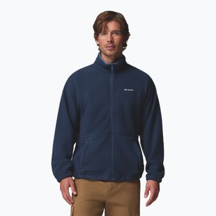 Férfi polár pulóver Columbia Timber Crest MTR Fleece Full Zip collegiate navy