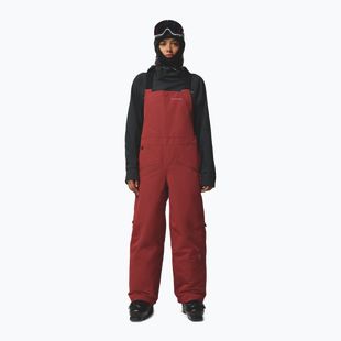 Női sínadrág Columbia Coreshot Bib red oxide