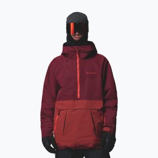 Férfi snowboarddzseki Columbia Coreshot Shell Anorak red oxide/rich wine