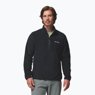 Férfi polár pulóver Columbia Pacific Arch 200 1/2 Zip Fleece Black