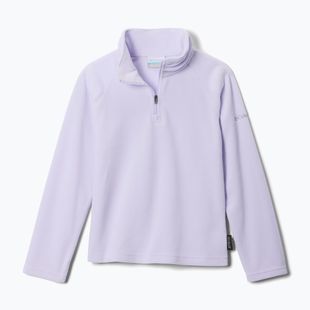 Gyerek polár pulóver Columbia Glacial Fleece Half Zip Purple Tint