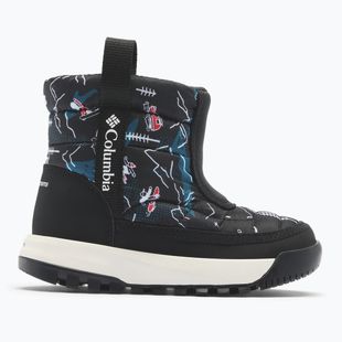 Gyerek hótaposó Columbia Youth Snowtrot Mid Black/Black Mountopia