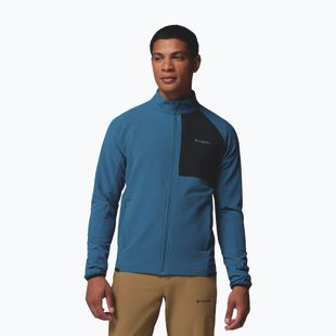 Férfi polár pulóver Columbia Superior Summit Grid Full Zip phoenix blue