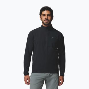 Férfi polár pulóver Columbia Superior Summit Grid Full Zip black