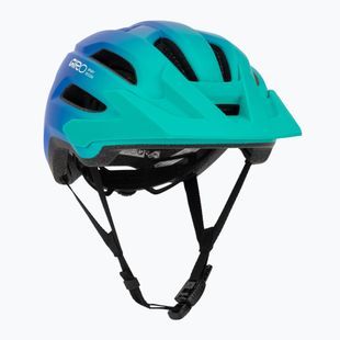 Gyerek kerékpáros sisak Giro Fixture II matte aqua green/blue jewel fade