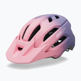 Gyermek kerékpáros sisak Giro Fixture II matte light pink/purple fade