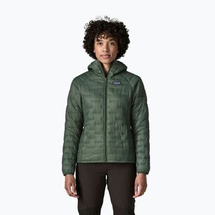 Női bélelt kabát Patagonia Micro Puff Hoody canopy green