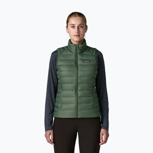Női ujjatlan Patagonia Down Sweater canopy green