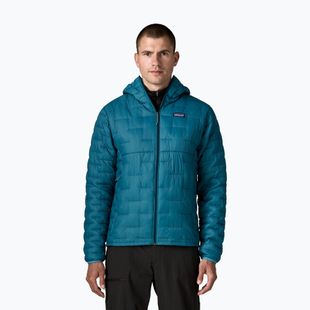 Férfi bélelt kabát Patagonia Micro Puff Hoody glacial blue