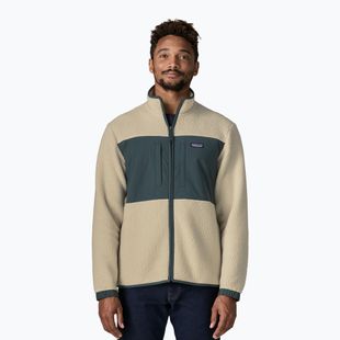 Férfi polár pulóver Patagonia Retro Pile Patch pelican
