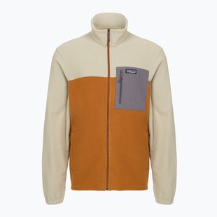 Férfi polár pulóver Patagonia Micro D Patch Pocket cinnamon brown