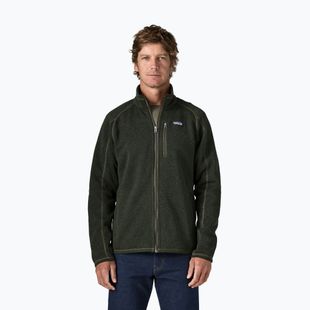 Férfi trekking pulóver Patagonia Better Sweater Fleece old growth green