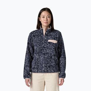 Női polár pulóver Patagonia Lightweight Synchilla Snap-T Pullover smudge: smolder blue