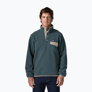 Férfi polár pulóver Patagonia Lightweight Synchilla Snap-T Pullover summit blue