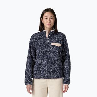Női polár pulóver Patagonia Lightweight Synchilla Snap-T Pullover saxifrage: sunken blue