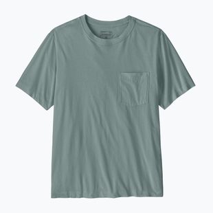 Férfi póló Patagonia Daily Pocket Tee blue sage