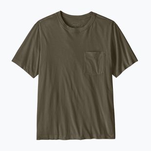 Férfi póló Patagonia Daily Pocket Tee basin green