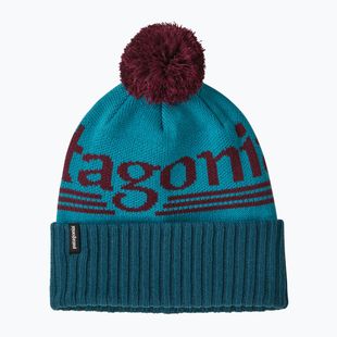 Téli sapka Patagonia Powder Town hut tripper logo: mako blue