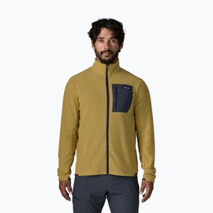 Férfi polár pulóver Patagonia R1 Air lynx tan