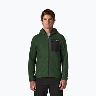 Férfi trekking pulóver Patagonia R1 Air Full-Zip Hoody treeline green