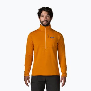 Férfi trekking pulóver Patagonia R1 Pullover autumn orange