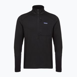 Férfi trekking pulóver Patagonia R1 Pullover black w/black