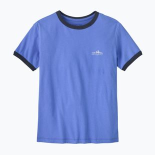 Női póló Patagonia Fitz Roy Foothills Ringer Tee diver blue