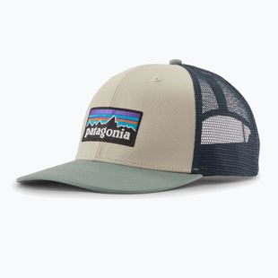 Ellenzős sapka Patagonia P-6 Logo Trucker Hat pumice