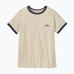 Női póló Patagonia Fitz Roy Foothills Ringer Tee undyed natural
