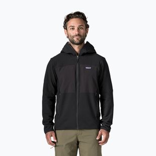 Férfi trekking pulóver Patagonia R2 TechFace Hoody black