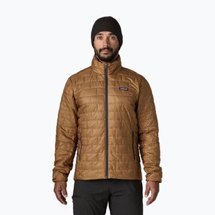 Férfi bélelt kabát Patagonia Nano Puff deer brown