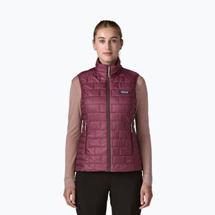Női ujjatlan Patagonia Nano Puff berry fig