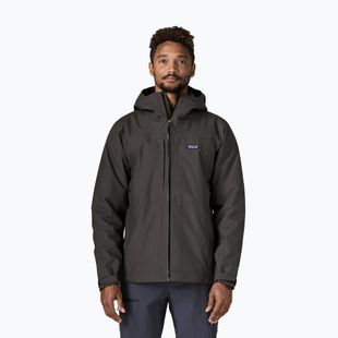 Férfi esőkabát Patagonia Insulated Boulder Fork Rain black