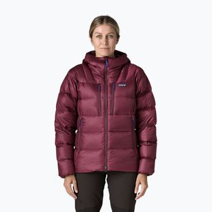 Női pehelykabát Patagonia Durable Down Hoody berry fig