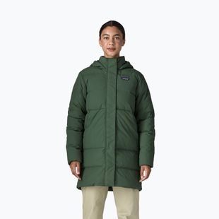 Női pehelykabát Patagonia Sisar Down Parka canopy green