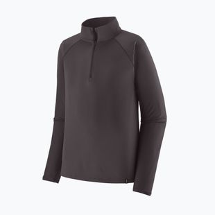 Férfi Termoaktiv pulóver Patagonia Capilene Midweight Zip Neck ink black
