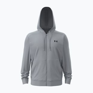 Férfi pulóver Under Armour Flex Fleece Full Zip mod gray/black