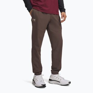 Férfi nadrág Under Armour Vibe Woven Jogger peppercorn/highland buff