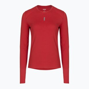 Női hosszú ujjú póló futáshoz HOKA EveryRun Long Sleeve red agate