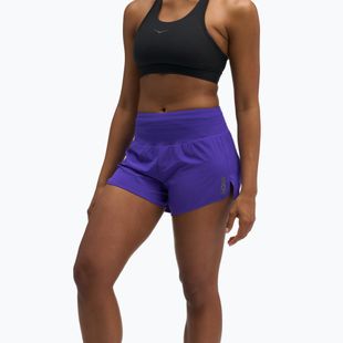 Női futónadrág HOKA Glide Short 3.5" Brief cosmic purple